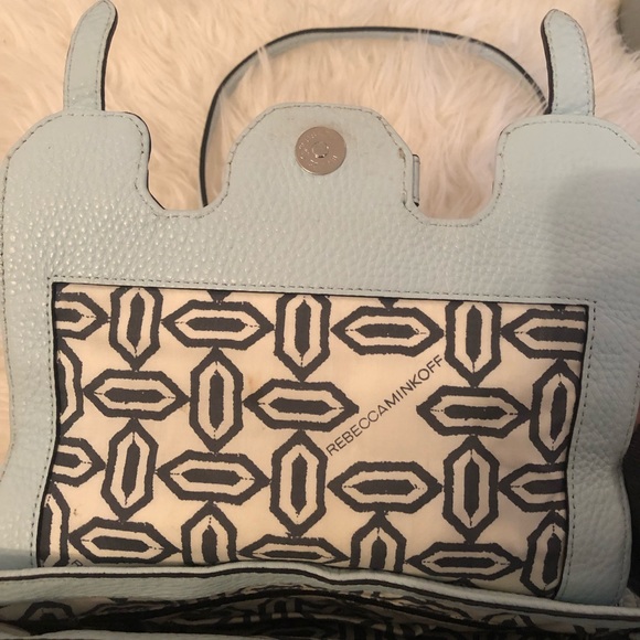 Rebecca Minkoff Ice Blue Leather Crossbody - Picture 5 of 8